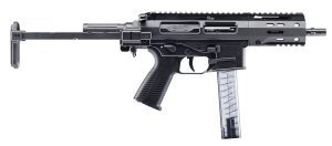 B&T Firearms 500003PDWTB SPC9  9mm Luger 30+1 4.50", Black, PDW Stock/Brace, Polymer Grip (OEM Mag)