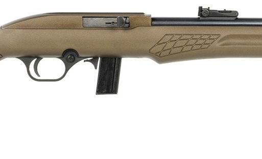 Rossi RS22L1811L RS22  Semi-Auto 22 LR 10+1 18" Black Barrel, Bronze Monte Carlo Stock/Rec, Fiber Optic Sights