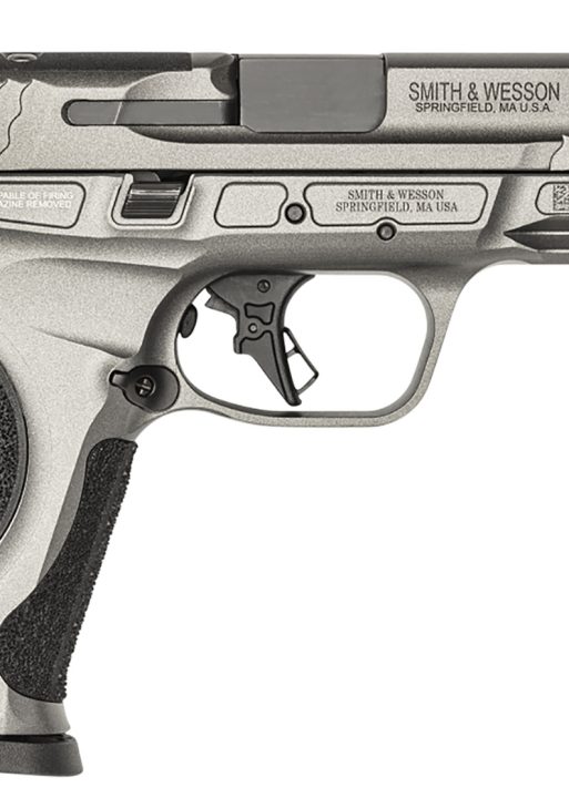 Smith & Wesson 13194 M&P M2.0 Optic Ready 9mm Luger 17+1 (3) 4.25", Tungsten Gray, Aluminum Frame with Picatinny Rail, Optic Cut Slide, Interchangeable Backstrap Grip, Ambi Controls