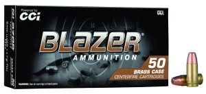 CCI 5203 Blazer Brass Handgun 9mmLuger 147gr Full Metal Jacket 50 Per Box/20 Case