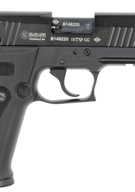 Mauser Rimfire 4010101 M20  22 LR 10+1 4" Black Steel Barrel, Black Serrated Slide, Black Aluminum Frame w/Picatinny Rail, Black Molded Grip, Ambidextrous