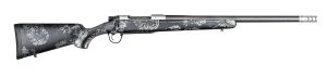 Christensen Arms 8010631300 Ridgeline FFT 6.8 Western 3+1 20" Carbon Fiber/Threaded Barrel, Stainless Steel, Black with Gray Accents Stock