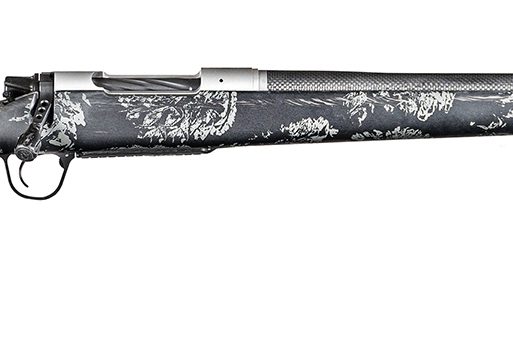 Christensen Arms 8010631300 Ridgeline FFT 6.8 Western 3+1 20" Carbon Fiber/Threaded Barrel, Stainless Steel, Black with Gray Accents Stock