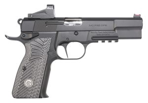 Girsan 390466 MCP35 OPS 9mm Luger 4.87" 15+1, Black, Serrated Blued Slide, Black & Gray Checkered Grip, Far-Dot Red Dot