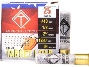ATI ATIAC4109 Target Load  410Gauge 2.5" 1/2oz 9Shot 25 Per Box/10 Case