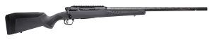 Savage Arms 57895 Impulse Mountain Hunter 6.5 Creedmoor 4+1 22" Carbon Fiber Threaded Barrel, Black Aluminum Receiver w/Picatinny Rail, Gray AccuStock Synthetic Stock, Ambidextrous