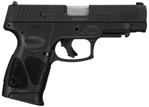 Taurus 1G3XLSR904110 G3XL  Compact Frame 9mm Luger 10+1 4" Matte Stainless Steel Barrel, Matte Black Tenifer Serrated Steel Slide, Black Polymer Frame w/Picatinny Rail, Black Polymer Grip