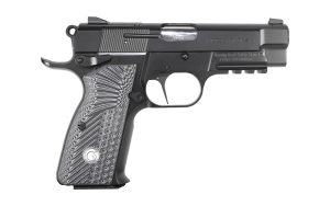 EAA GIRSAN 390446 MC P35PI OPS 9mm Luger 15+1 3.88" Matte Black Optic Ready/Serrated Steel Slide, Matte Black Steel Frame w/Accessory Rail & Beavertail Black Textured G10 Grips Ambidextrous