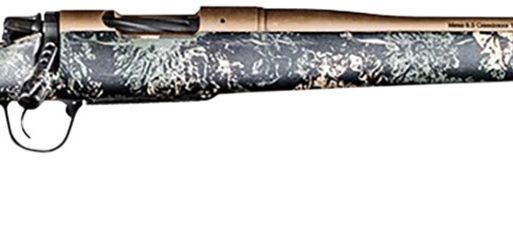 Christensen Arms 8010119100 Mesa FFT 7mm PRC 3+1 22" Threaded Barrel, Burnt Bronze Cerakote, Green with Black/Tan Webbing Stock