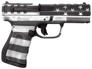 Citadel CITCP9USG Centurion CP9 Compact 9mm Luger 14+1 4" Black Steel Barrel, American Flag Gray Cerakote Optic Ready/Serrated Slide, Polymer Frame & Grip