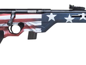 Citadel CIT22LRBLTUSA Trakr  22 LR 10+1 18" Blued Steel Barrel & Receiver, American Flag Synthetic Stock
