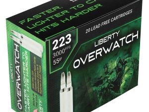 Liberty Ammunition LAOW223553000 OverWatch  223Rem 55gr 20 Per Box/50 Case