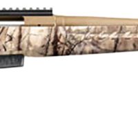 Ruger 36948 American  Full Size 7mm PRC 3+1 24" Burnt Bronze Cerakote Threaded Barrel, Burnt Bronze Cerakote Picatinny Rail Steel Receiver, GoWild Camo I-M Brush Fixed Synthetic Stock, Right Hand