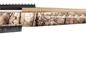 Ruger 36948 American  Full Size 7mm PRC 3+1 24" Burnt Bronze Cerakote Threaded Barrel, Burnt Bronze Cerakote Picatinny Rail Steel Receiver, GoWild Camo I-M Brush Fixed Synthetic Stock, Right Hand