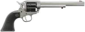 Ruger 2039 Wrangler  22 LR 6 Shot 7.50" Silver Cerakote Steel Barrel, Silver Cerakote Aluminum Frame, Black Cerakote Cylinder, Black Checkered Polymer Grip, Transfer Bar Safety, Exposed Hammer