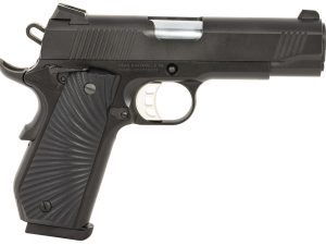 SDS Imports 10100102 1911 Devil Ray Carry 45 ACP 8+1 4.25" Stainless Steel Barrel, Black Cerakote Serrated Steel Slide, Black Cerakote Steel Frame w/Beavertail, Black Sunburst G10 Grips