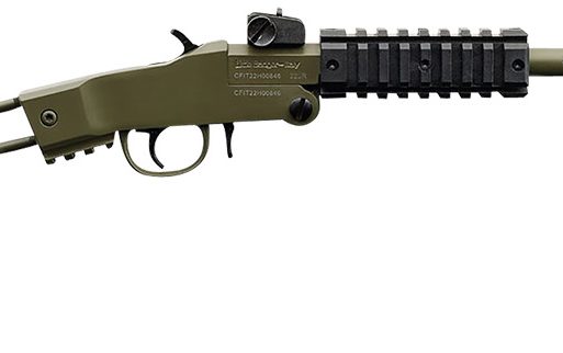 Chiappa Firearms 500266 Little Badger  22 LR 1rd, 16.50" OD Green Metal Finish & Underfolding Stock, Adjustable Sights, Right Hand
