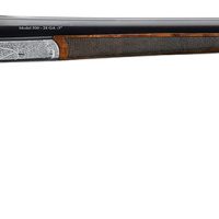 Charles Daly 930340 500  Full Size 20 Gauge Break Open 3" 2rd 26" Gloss Blued Side By Side Barrel, Silver Engraved Stainless Steel Receiver, Checkered Oiled Walnut Stock