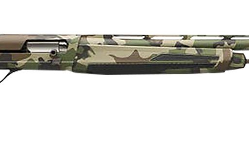 Browning 011765205 Maxus II  12 Gauge 3.5" 4+1 26", Woodland Camo, Synthetic Furniture with Overmolded Grip Panels, Fiber Optic Sight