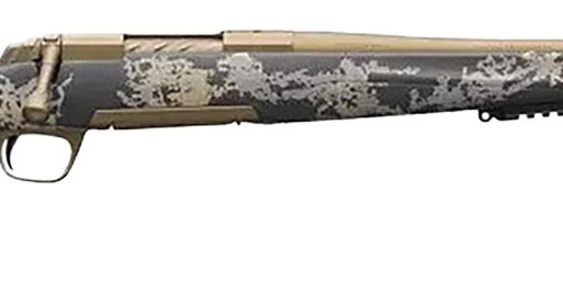 Browning 035582298 X-Bolt Mountain Pro Burnt Bronze SPR 7mm PRC 4+1 20" Fluted, Burnt Bronze Cerakote Barrel/Rec, Carbon Fiber Stock With Accent Graphics, Recoil Hawg Muzzle Brake