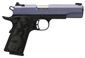 Browning 051985492 1911-380 Black Label Full Size Frame 380 ACP 8+1 4.25" Matte Stainless Steel Barrel, Crushed Orchid Cerakote Steel Slide, Matte Black Aluminum/Composite Frame, Black Polymer Grip