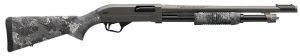 Winchester Repeating Arms 512450395 SXP Hybrid Defender 12 Gauge 3" Chamber 5+1 (2.75") 18", Gray Barrel/Rec, TrueTimber Midnight Synthetic Furniture, Fiber Optic Front