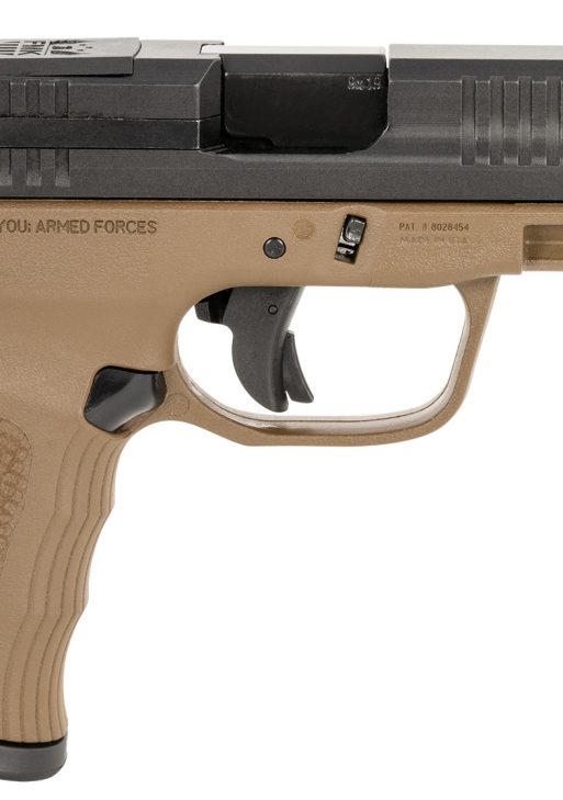 FMK FMKG49BB G3  9mm Luger 14+1 4" Stainless Steel Barrel, Black Optic Cut/Serrated Carbon Steel Slide, Burnt Bronze Polymer Frame w/Picatinny Rail, Black Backstrap Grip