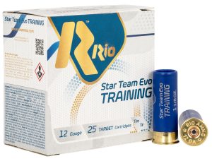 Rio Ammunition STT328 Star Team EVO  12Gauge 2.75" 1 1/8oz 8Shot 25 Per Box/10 Case
