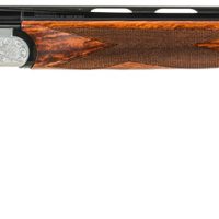 Fausti Usa, Inc 15403 Caledon  410 Gauge 3" 2rd 26" Blued Barrel, Engraved Stainless Rec, Wood Laser Grain Stock, Metallic Bead Sight