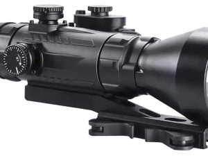 AGM Global Vision 15WP4423483111 Wolverine Pro-4 3AL1 Night Vision Rifle Scope Matte Black 4x70mm Gen 3 Auto-Gated Level 1 Illuminated Red Chevron w/Ballistic Drop Reticle