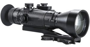 AGM Global Vision 15WP4423474111 Wolverine Pro-4 3APW Night Vision Rifle Scope Matte Black 4x70mm Gen 3 Auto-Gated White Phosphor Illuminated Red Chevron w/Ballistic Drop Reticle