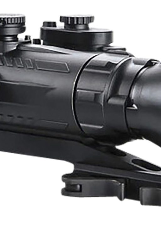 AGM Global Vision 15WP4423474111 Wolverine Pro-4 3APW Night Vision Rifle Scope Matte Black 4x70mm Gen 3 Auto-Gated White Phosphor Illuminated Red Chevron w/Ballistic Drop Reticle