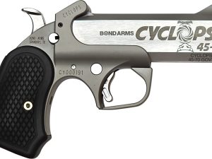 Bond Arms BACY Cyclops  45-70 Gov 1rd Shot 4.25" Stainless Stainless Steel Barrel Matte Stainless Black Extended B6 Resin Grips