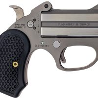 Bond Arms BAHB Honey B  9mm Luger 2rd Shot 3" Matte Stainless Steel Frame Black Extended B6 Resin Grips