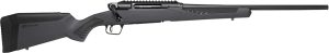 Savage Arms 57910 Impulse Driven Hunter 300 Win Mag 3+1 20" Matte Black Threaded Barrel, Matte Black Carbon Steel Receiver w/Picatinny Rail, Gray AccuStock Synthetic Stock, Ambidextrous