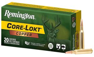 Remington Ammunition R27856 Core-Lokt Copper 243Win 85gr Copper Hollow Point 20 Per Box/10 Case