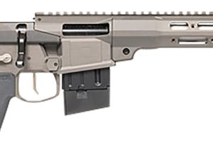 Q LLC MINIFIX55616INGRAY Mini Fix  5.56x45mm NATO 16" Tapered Barrel, Gray, Fully Adjustable Folding Stock, Magpul K Grip, 15" Q-Sert Handgaurd, AR/M4 Style Mag, Cherry Bomb Brake, Ambi Controls