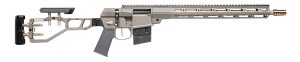 Q LLC MINIFIX55616INGRAY Mini Fix  5.56x45mm NATO 16" Tapered Barrel, Gray, Fully Adjustable Folding Stock, Magpul K Grip, 15" Q-Sert Handgaurd, AR/M4 Style Mag, Cherry Bomb Brake, Ambi Controls