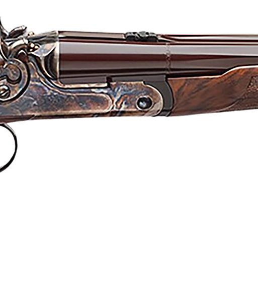 Davide Pedersoli 020S642410 Howdah Vintage 45 Colt (LC)/.410 gauge 2rd 10.25" Octagon Barrel, Color Case Hardened Frame, Walnut Furniture, Double Trigger with Side-Lock Exposed Hammers