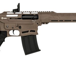 Citadel CBOSS2512FDE Boss25  12 Gauge Semi-Auto 3" 5+1 18.75" Black Steel Threaded Barrel, Flat Dark Earth Picatinny Rail Aluminum Receiver, Picatinny Handguards, Black Adj Cheek Riser Synthetic Stock