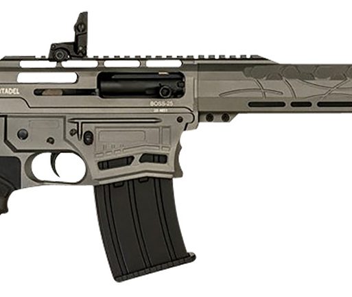 Howa CBOSS2512TG Boss-25  12 Gauge Semi-Auto 3" 5+1 18.75" Black Steel Threaded Barrel, Tungsten Gray Picatinny Rail Receiver, Black Adj Comb Synthetic Stock, Black Finger Groove Grip