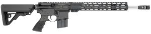 Rock River Arms 450B1562V1 LAR-15M All Terrain Hunter 450 Bushmaster 5+1 16" Stainless Barrel, Black Rec, 13" M-LOK Handgaurd, OEM Operator CAR Stock & Muzzle Brake, Hogue Rubber Grip
