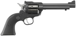 Ruger 2032 Super Wrangler  22  LR/22 WMR 6 Shot 5.50" Black Cerakote Steel Barrel & Frame, Black Cylinder, Black Checkered Polymer Grip, Transfer Bar Safety, Exposed Hammer