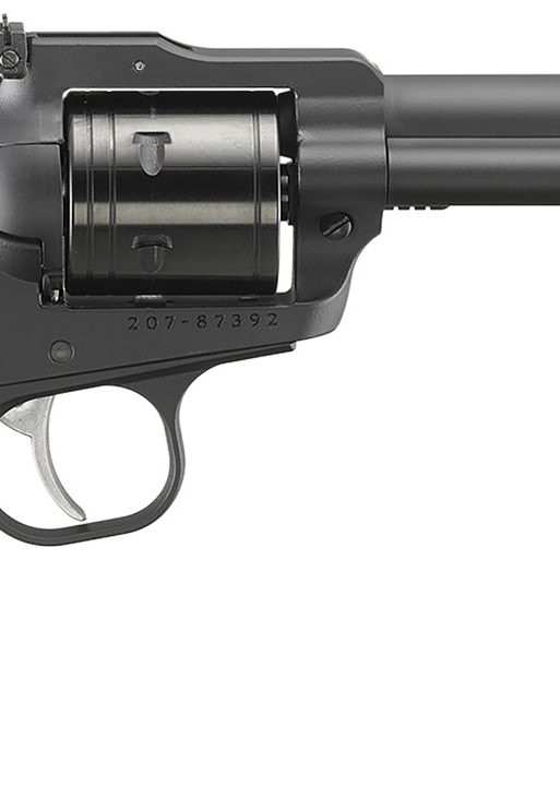 Ruger 2032 Super Wrangler  22  LR/22 WMR 6 Shot 5.50" Black Cerakote Steel Barrel & Frame, Black Cylinder, Black Checkered Polymer Grip, Transfer Bar Safety, Exposed Hammer
