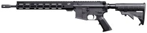 Bushmaster 1010017BLK QRC II 5.56x45mm NATO 10+1 16", Black, Collapsible Carbine Stock, A2 Grip, 14" M-LOK Handgaurd