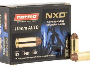 Norma Ammunition 611340020 Self Defense NXD 10mmAuto 93gr 20 Per Box/10 Case