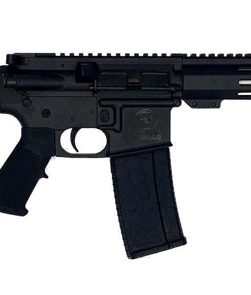 Great Lakes Firearms GL15223SSPBLK AR-15 Pistol 223 Wylde 30+1 7.50" Stainless Barrel, Black, 7" M-LOK Handguard, Buffer Tube (No Brace), A2 Grip