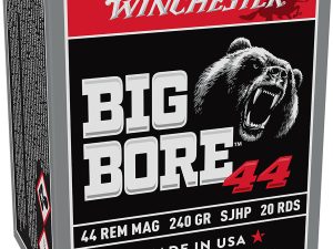 Winchester Ammo X44MBB Big Bore  44RemMag 240gr Semi Jacketed Hollow Point 20 Per Box/10 Case