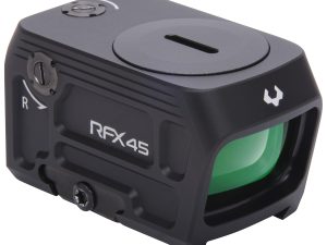 Viridian 9810058 RFX45  Black Anodized 1 x 24 mm x 15.5 mm 5 MOA Green Dot ACRO/Docter