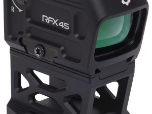 Viridian 9810060 RFX45  Black Anodized 1 x 24 mm x 15.5 mm 5 MOA Green Dot ACRO/Picatinny High 1/3 Cowitness Mount